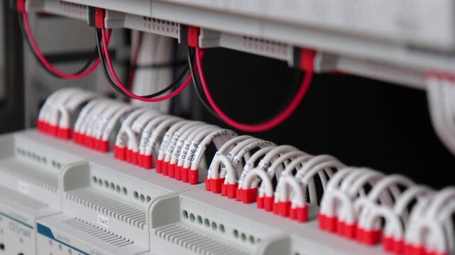 Connecting the electrical module using copper electrical insulated wires. 