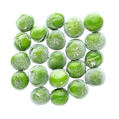 Frozen green peas arrangement