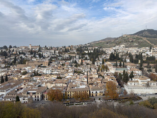 Obraz premium Scenic View of Granada, Spain