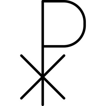 Chi Rho Christogram Icon