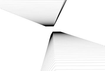 Abstract architecture 3D rendering