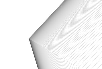 Abstract architecture 3D rendering