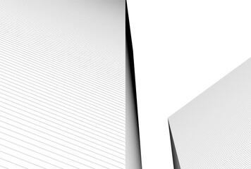 Abstract architecture 3D rendering