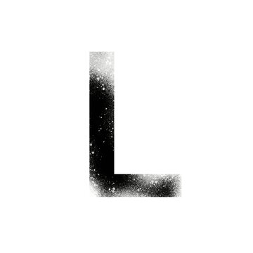 snow letter l
