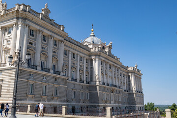 Fototapeta premium Madrid trip during the summer period