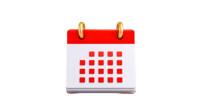 Calendar date schedule month event reminder planning organizer red white - Powered by Adobe