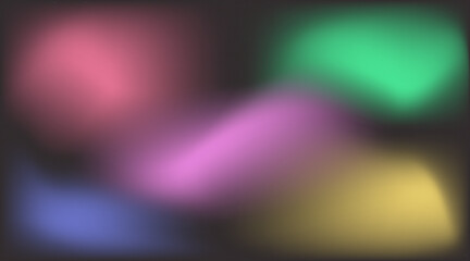 Obraz premium Abstract Soft Blur Gradient Background With Multicolor Glow Shapes And Smooth Light Transitions Creating Modern Artistic Depth For Creative Design Branding Digital Art And Contemporary Visual Projects