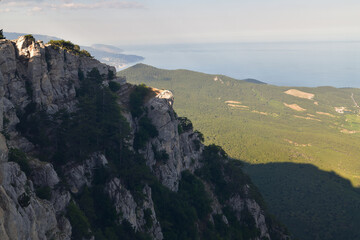View from Mount Ai-Petri to the southern coast of Crimea