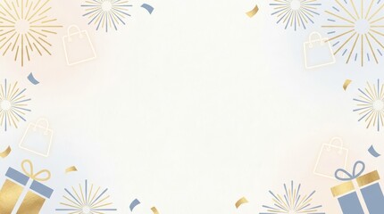 Celebrating special occasions with festive gifts home environment graphic design vibrant background aesthetic viewpoint joyful concept for memorable events