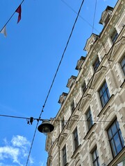 Low angle view of historical building in Riga, Latvia