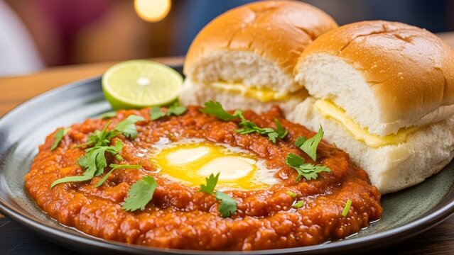 Vada pao bhaji.