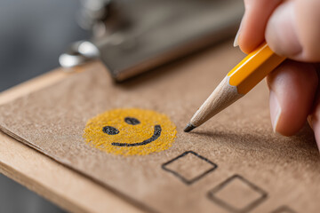 Customer feedback survey captures joy and satisfaction in a unique way