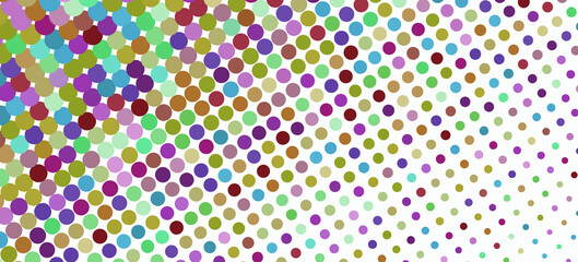  pattern with colorful dots