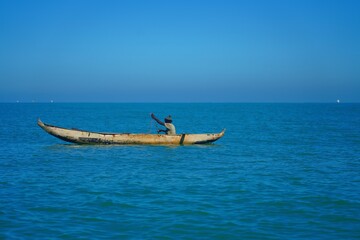 Largage de filet, p&ecirc;che en solo