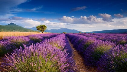 Obraz premium Lavender Provence Landscape