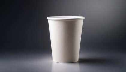 A Minimalist Empty Paper Ice Cream Cup Mockup Branding Design Mockup