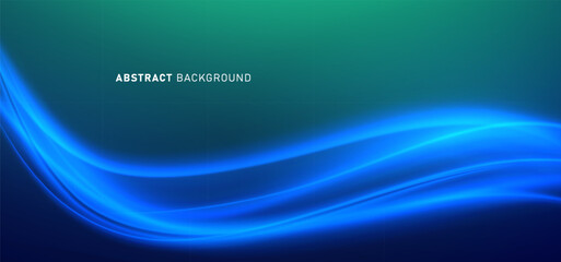 Digital technology banner green blue background concept, cyber technology circuit, abstract tech, innovation future data, internet network, Ai big data, futuristic wifi connection illustration concept