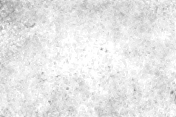 Halftone Grain Texture Background Vintage Grunge Dotted Overlay Vector.