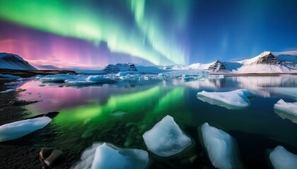 Jokulsarlon Aurora