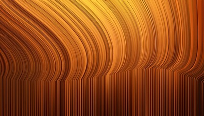abstract orange brown gradient background with vertical striped lines and fluid artistic wave texture