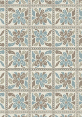 seamless pattern with mosaic