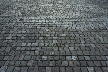 rue pav&eacute;e plein cadre