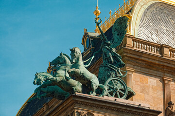 Ancient Sculpture Scene, Vivid Depiction Of Ancient Triumphal Monument With Intricate Craftsmanship © Val MAK
