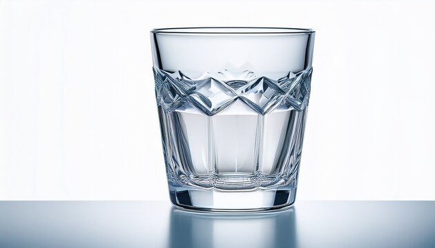 photo of dimond glass isolated n white background
