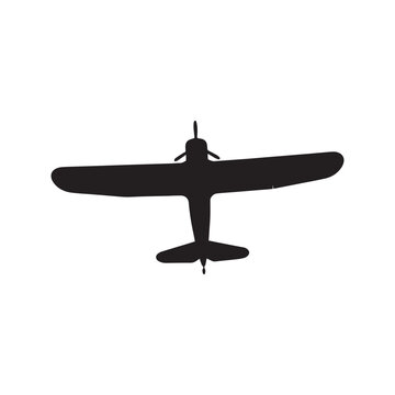 Vintage Airplane Silhouette