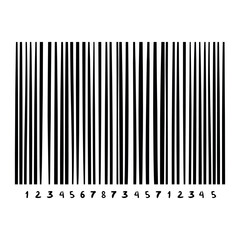 Barcode isolated on color background. Code stripes sticker. Barcode labels, customers qr code.