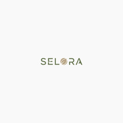 Clean minimalist logo featuring abstract leaf seed symbol, representing growth, nature, sustainability, and modern eco-friendly brand identity. Vector Logo design.