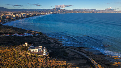 Faro Cabo de las Huertas , Alicante, Valencia, Espa&ntilde;a