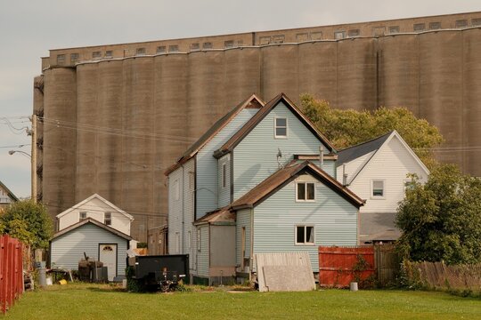 Houses in the First Ward, Buffalo, New York