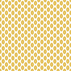 yellow and white abstract geometric seamless pattern background, repeatable motif for fabric and wallpaper design illustration