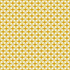 yellow and white abstract geometric seamless pattern background, repeatable motif for fabric and wallpaper design illustration