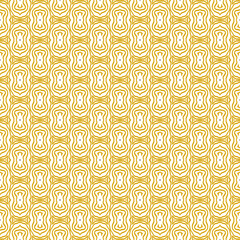 yellow and white abstract geometric seamless pattern background, repeatable motif for fabric and wallpaper design illustration