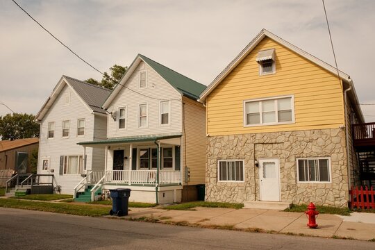 Houses in the First Ward, Buffalo, New York