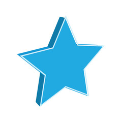 Obraz premium Star icon design template