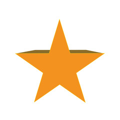 Obraz premium Star icon design template