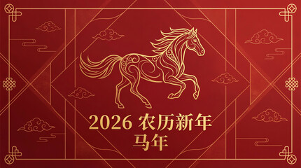 Year of the Horse 2026 Chinese New Year Celebration