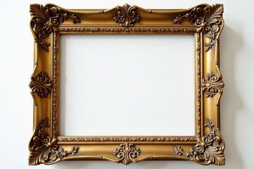 Antique gold picture frame, distressed finish , gilt, patina, brown