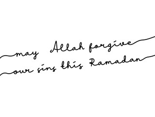 Inspirational Ramadan Quote in Elegant Handwritten Typography