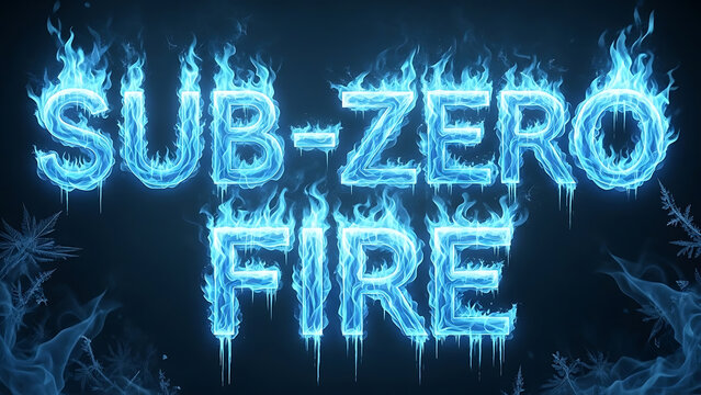 Sub zero fire a contrasting visual representation
