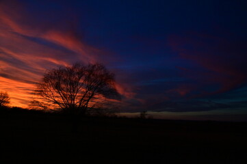 Fototapeta premium Dark Sunset