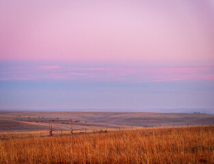 Kansas Flint Hills sunrise