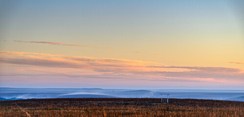 Sunrise in Kansas Flint Hills