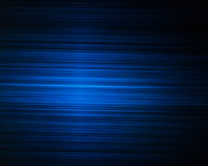 Abstract Digital Background: Dynamic Blue Horizontal Lines Creating Futuristic Motion Effect