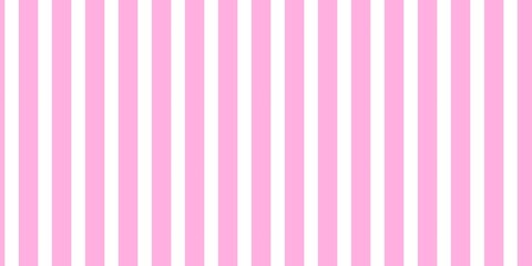 Bright pink and white vertical stripe pattern. Cheerful and vibrant linear background for Valentine's Day, summer party themes and creative crafts.
