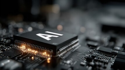Artificial Intelligence Chip on Circuit Board: Technology and Innovation Concept