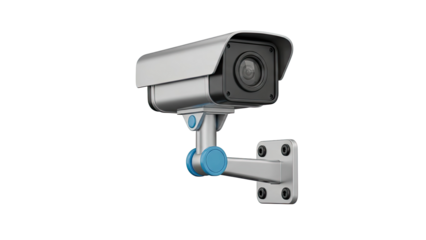 Security Camera on transparent background